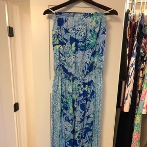 Lilly Pulitzer Strapless Jumpsuit